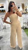 Combinaison bustier beige M8335P MR