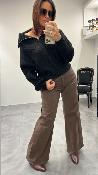 Jeans marron large 50726239