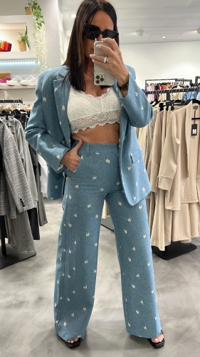 Pantalon nuage bleu M8327P MR