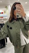 Veste bomber coton kaki KXGI0230 KKS
