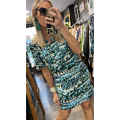 Robe courte Kaleidoscope Nancy