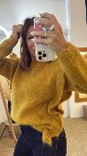 Pull en mohair moutarde MRK640 MR mae