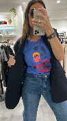 Tee shirt bleu KAREN MHJ