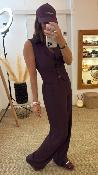 Pantalon fluide bordeaux P4L0KHX IMPERIAL 
