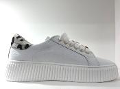 Basket cuir plateforme CD4094 B/DALMATA
