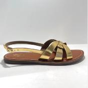 Sandales mules doré AN-07-25 ANAMAIA