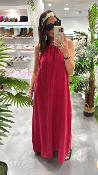Robe longue cerise RUBIS G&M