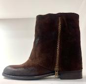Bottines cuir marron GR6146