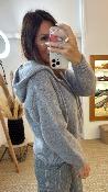 Gilet zippé gris MRK639 MR