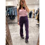 Pantalon costume violet brillant M8187P