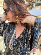 Robe longue velours ADENISSE