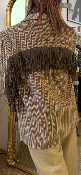 Veste blazer à chevrons marron VALYN LPE