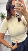 Pull manches courtes cru PACOME EK