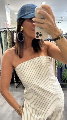 Top bustier lignes tennis PORTMAN G&M