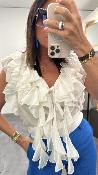 Top à volants beige 51881199 MM
