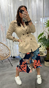 Veste trench mi-long beige 50984245 MM 
