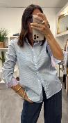 Chemise lignes tennis bleu CARLA LPE