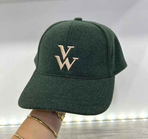 Casquette velours vert CA006