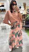 Top rose poudré oversize TV58JMU IMPERIAL