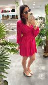 Robe courte rose vif M2384A MR