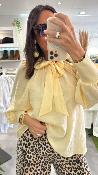 Blouse fluide jaune C212W050 DIXIE