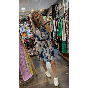 Robe courte Kaoll bleu