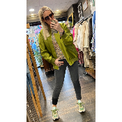 Bomber oversize Vert Oscar