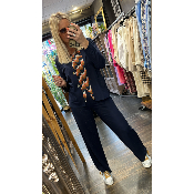 Veste blazer marine Natacha