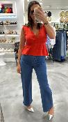 Top rouge orange TULIP LPE