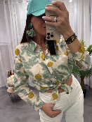 Chemise à motifs "Beets" WWU032 NT