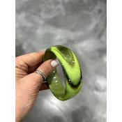 Bracelet jonc vert pomme