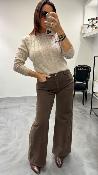 Jeans marron large 50726239