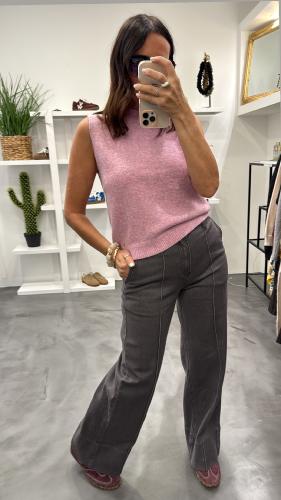 Jeans gris PAOLA LPE