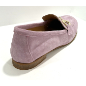Mocassin cuir lilas CM2825