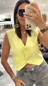 Gilet costume court jaune LB46JIC3FO IMPERIAL