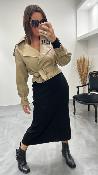 Robe longue noir Nathalie 