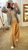 Pantalon large camel M8394P MR
