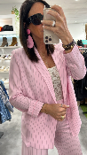 Veste blazer fluide rose JV06JHF IMPERIAL