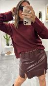 Pull bordeaux SALTY G&M