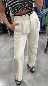 Pantalon large ecru PATRICIA LPE 