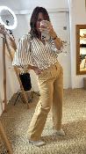 Pantalon large coton sable ZENITH BB
