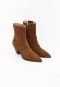 Bottines santiag en cuir camel LAURENCE EMILIE K