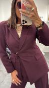 Ensemble tailleur bordeaux 52332569 MM