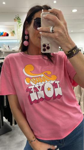Tee shirt rose JANIS MHJ