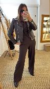 Pantalon fluide marron P4L0KHX IMPERIAL 