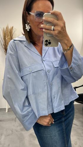 Chemise bleu D35E0193 SOUVENIR