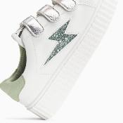 Basket vert amande BONNIE WU BK2757