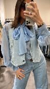 Gilet barman denim clair KXGL0051 KKS