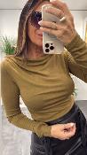 Top col bateau olive SIOUX G&M