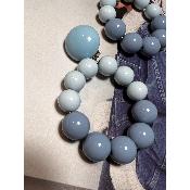 Boucles Oreilles Bastilles bleu